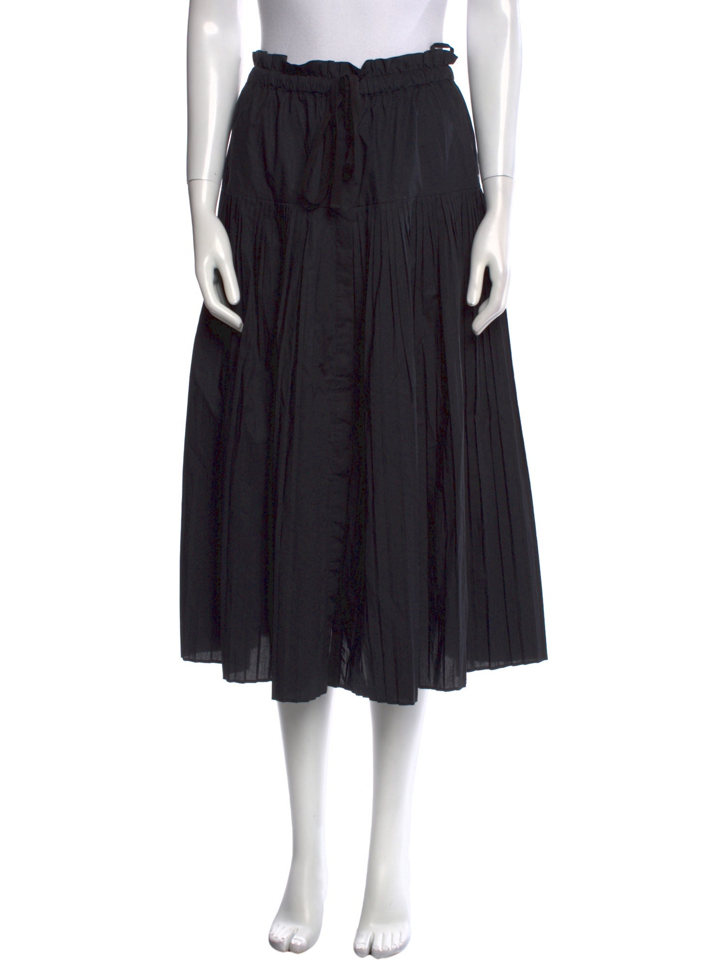 Ulla Johnson Pleated Accents Midi Length Skirt