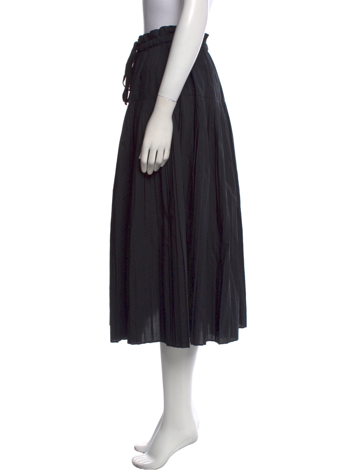 Ulla Johnson Pleated Accents Midi Length Skirt