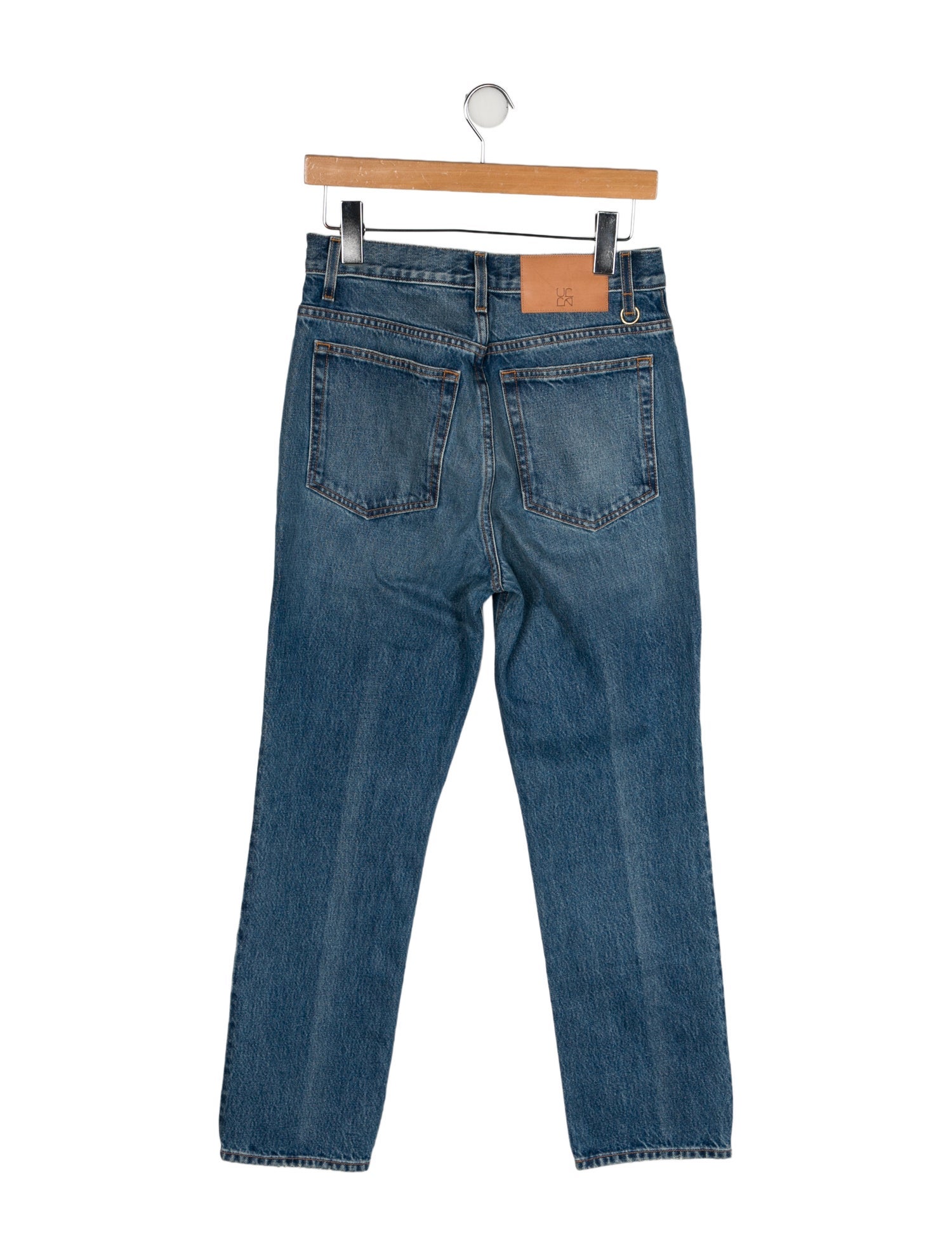 Ulla Johnson High-Rise Straight Leg Jeans
