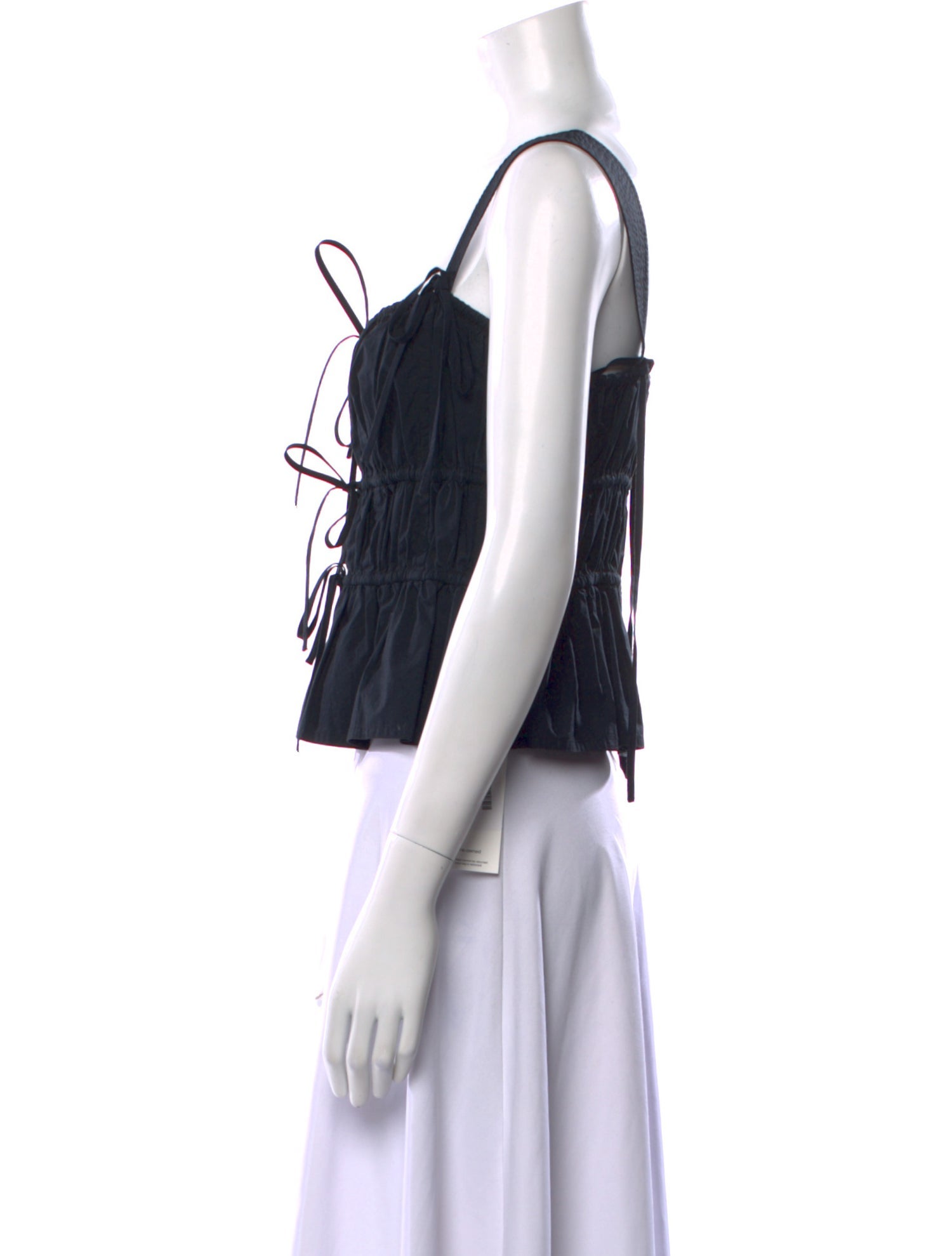 Ulla Johnson Square Neckline Sleeveless Crop Top