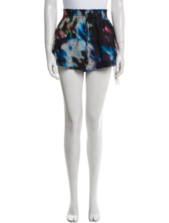 Ulla Johnson Tie-Dye Print Mini Shorts