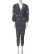 Ulla Johnson Printed V-Neck Jumpsuit