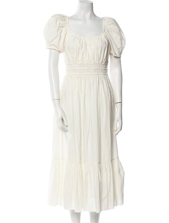 Ulla Johnson Scoop Neck Long Dress