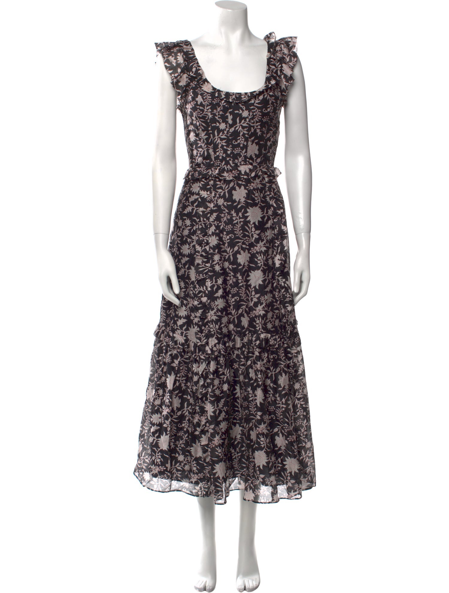Ulla Johnson Floral Print Long Dress