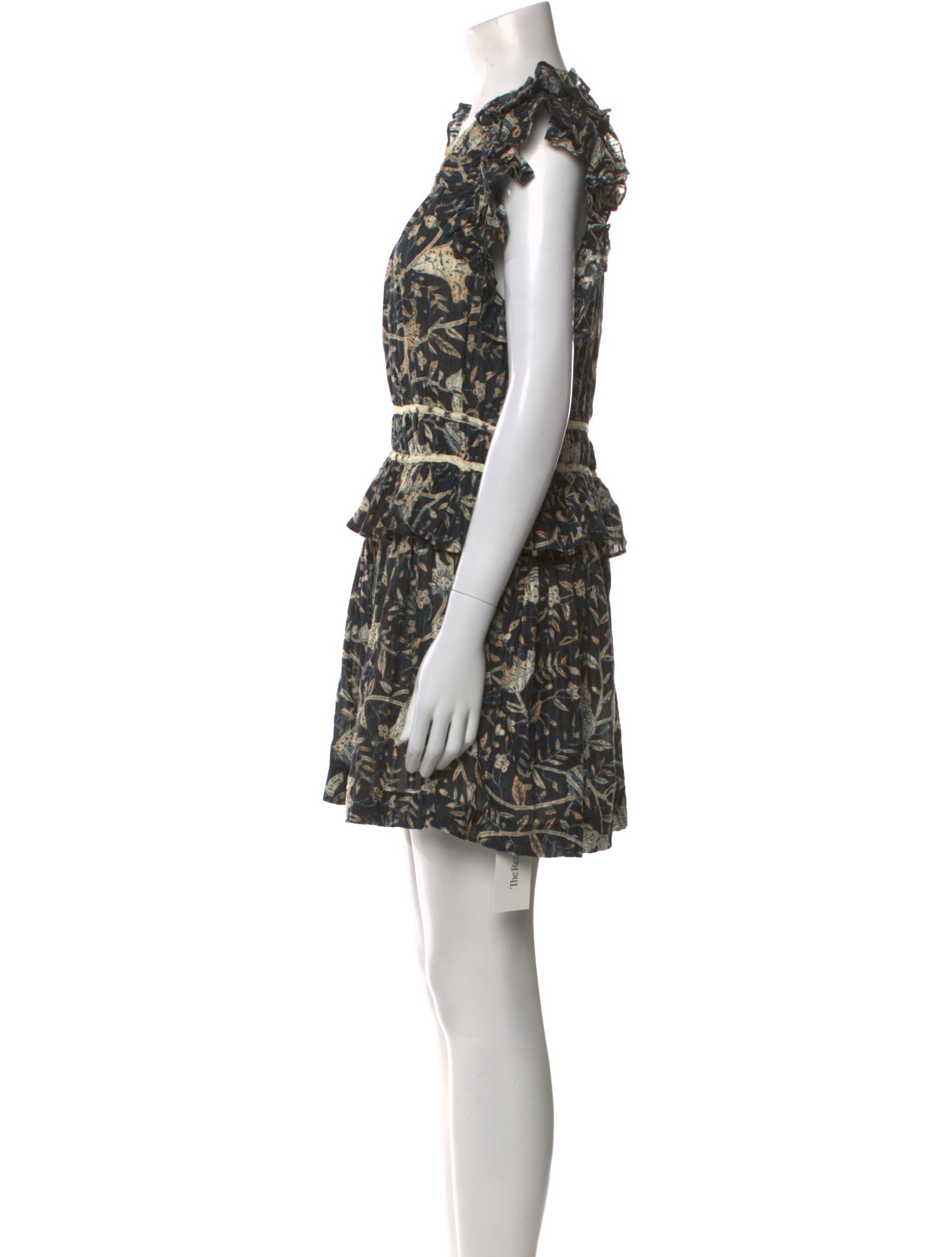 Ulla Johnson Printed Crew Neck Romper