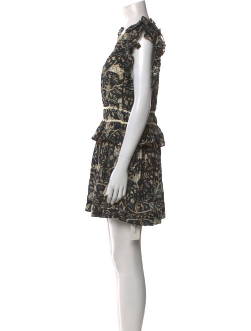 Ulla Johnson Printed Crew Neck Romper