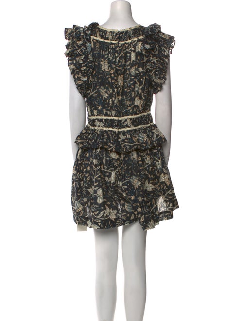 Ulla Johnson Printed Crew Neck Romper