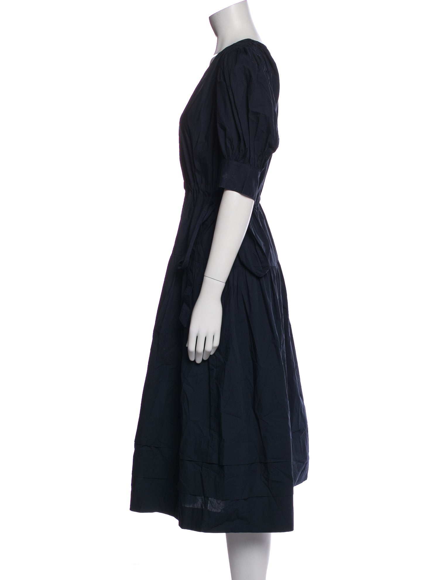 Ulla Johnson V-Neck Knee-Length Dress