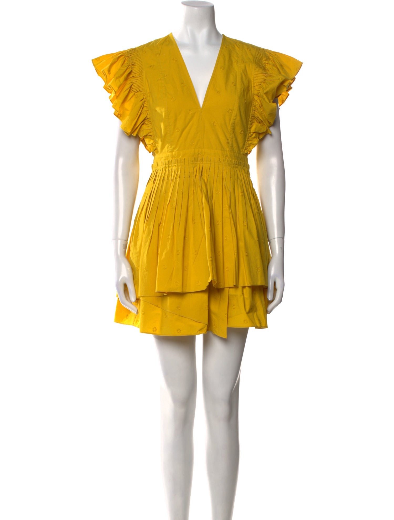 Ulla Johnson V-Neck Mini Dress