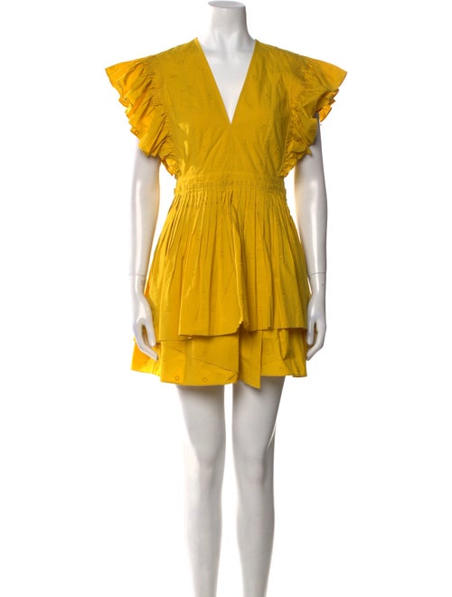 Ulla Johnson V-Neck Mini Dress