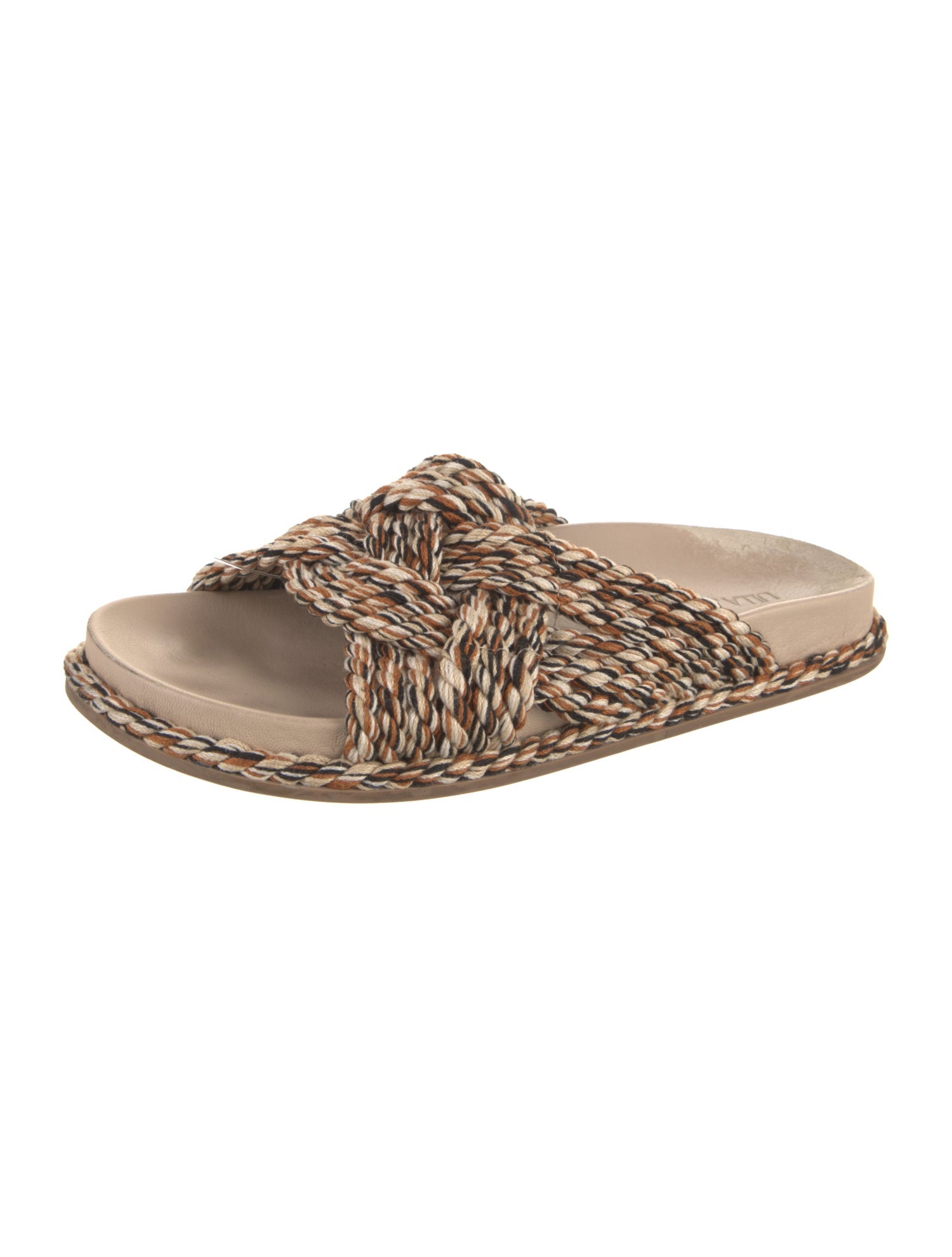 Ulla Johnson Animal Print Slides
