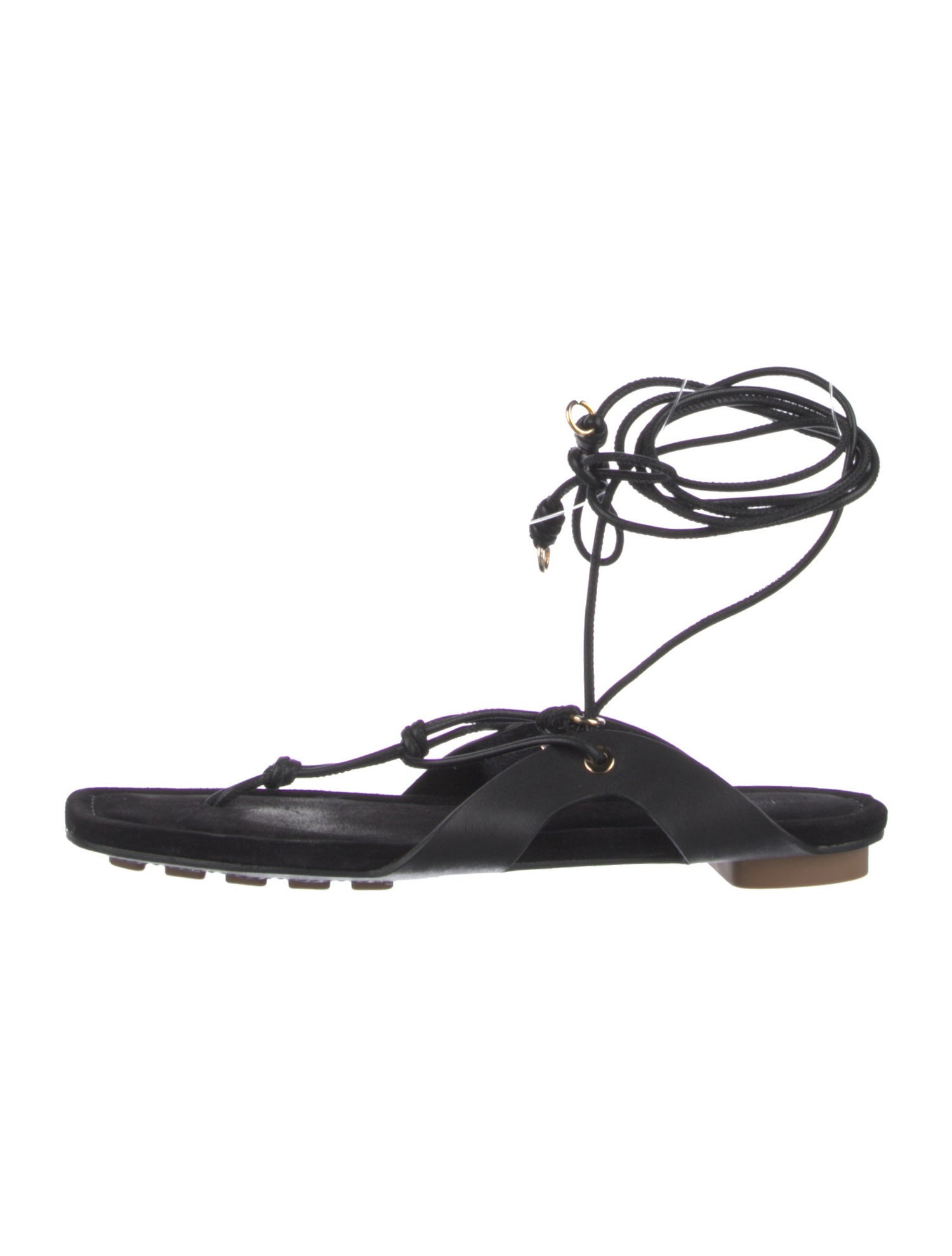 Ulla Johnson Leather Leather Trim Embellishment Gladiator Sandals