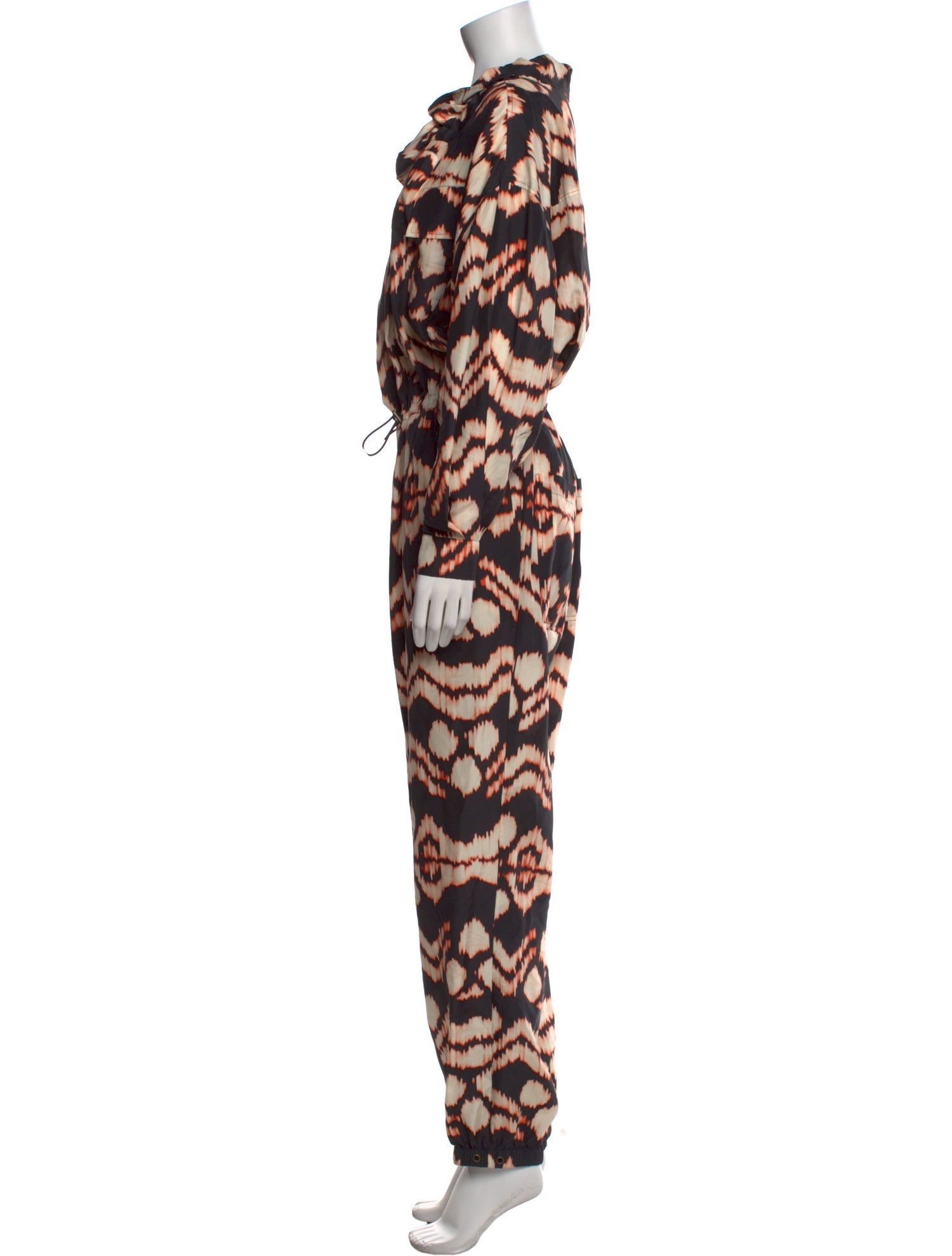 Ulla Johnson Printed V-Neck Jumpsuit