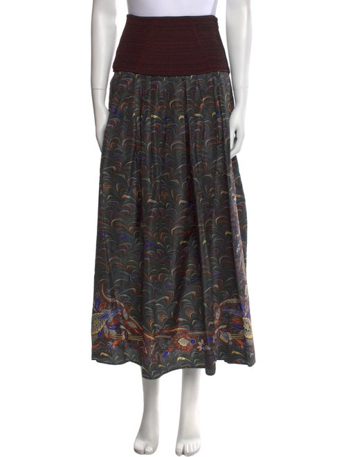 Ulla Johnson Printed Midi Length Skirt