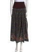 Ulla Johnson Printed Midi Length Skirt