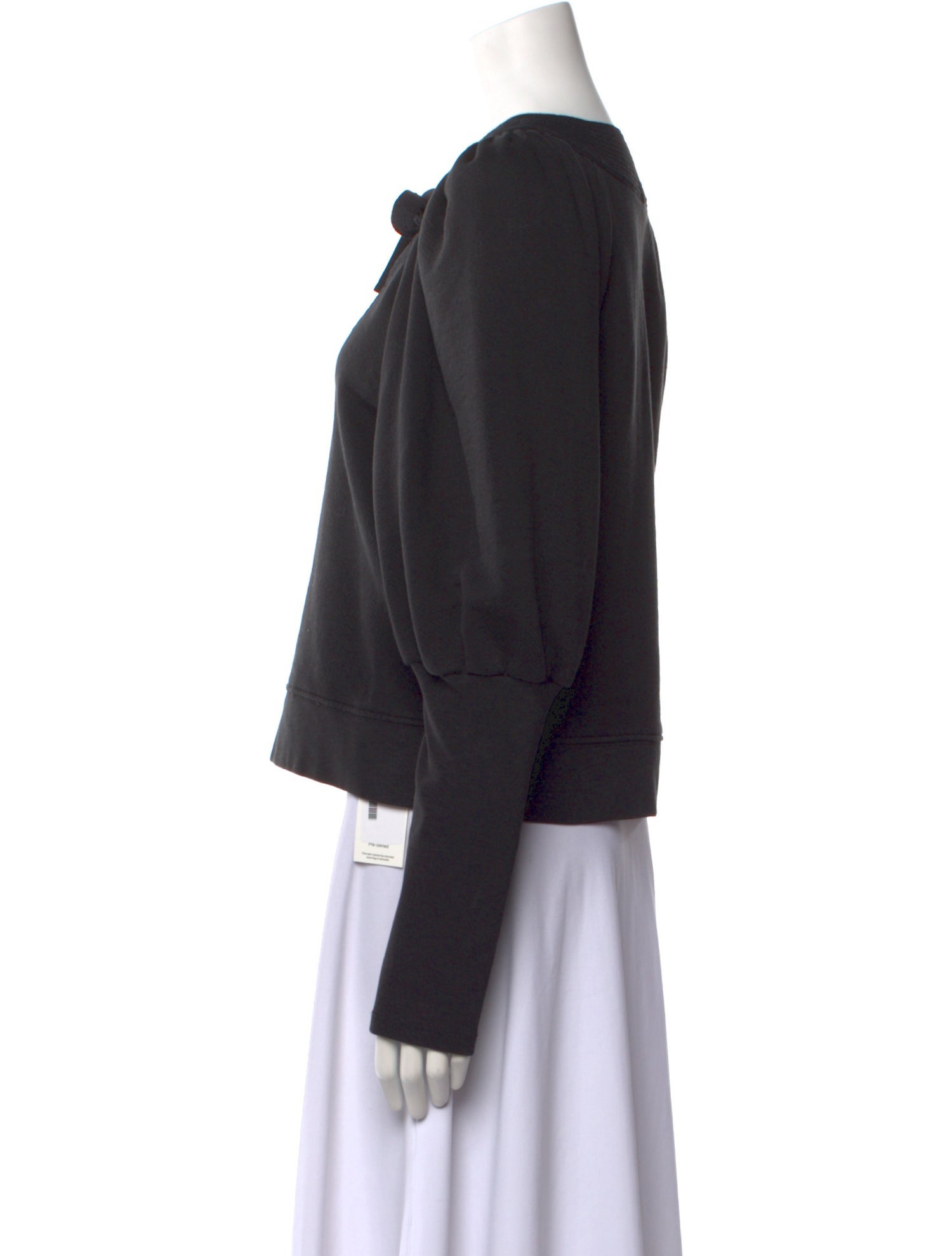 Ulla Johnson Scoop Neck Long Sleeve Sweatshirt