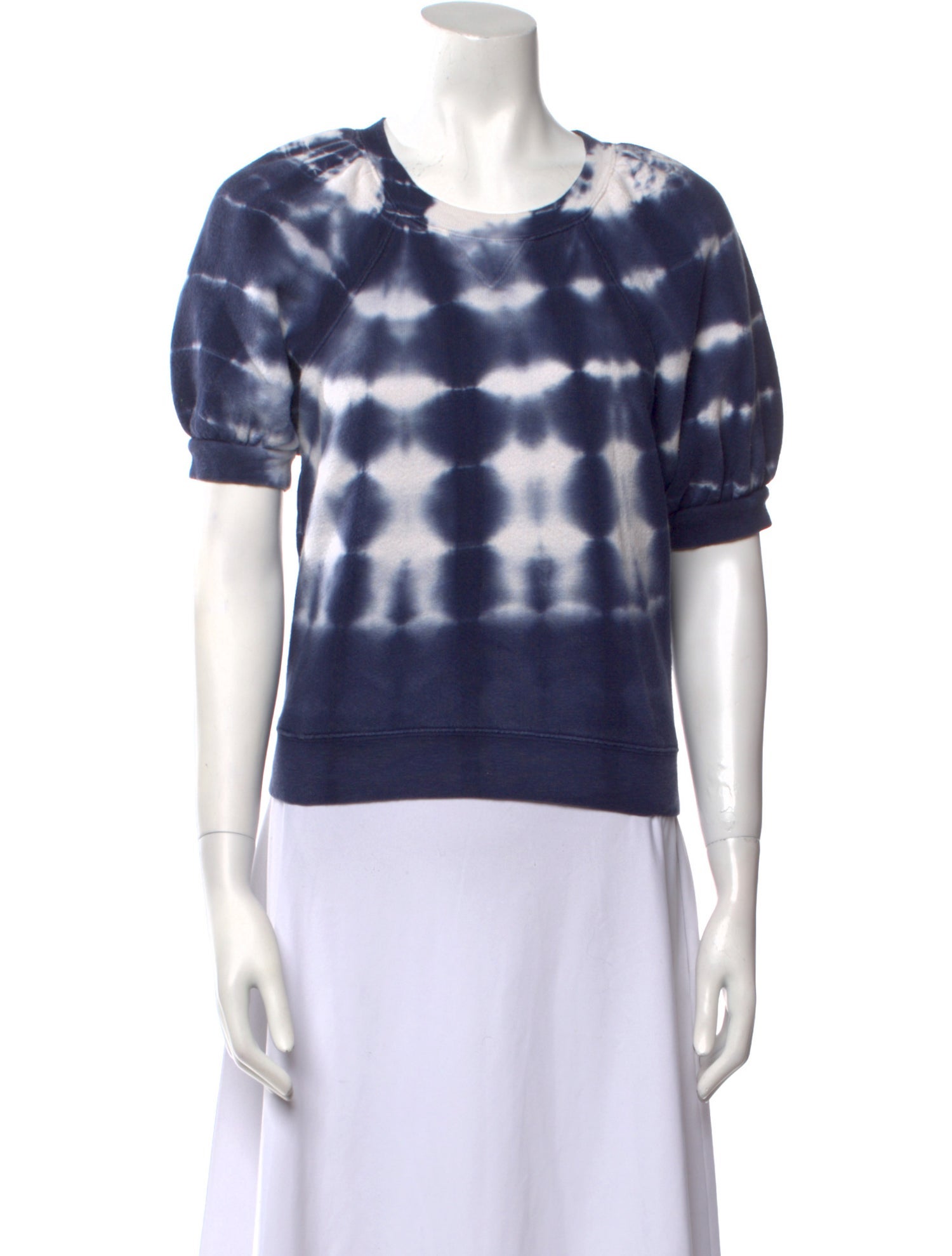 Ulla Johnson Tie-Dye Print Scoop Neck Top