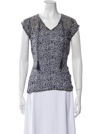 Ulla Johnson Silk Printed Top