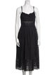 Ulla Johnson Square Neckline Midi Length Dress