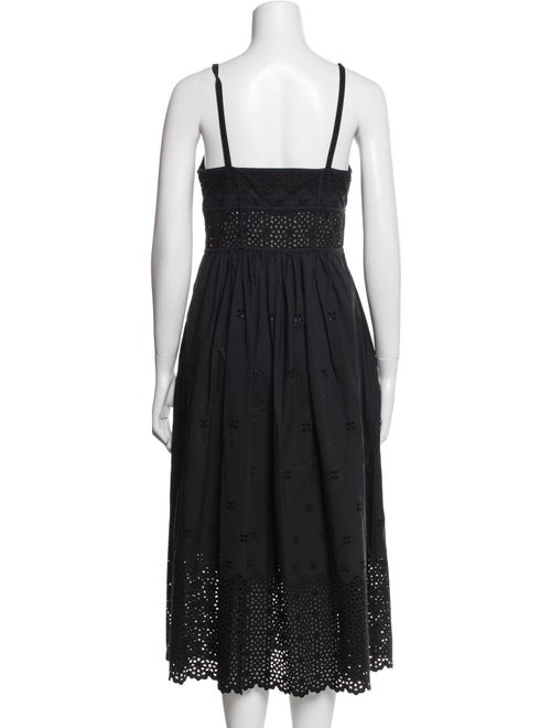 Ulla Johnson Square Neckline Midi Length Dress
