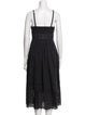 Ulla Johnson Square Neckline Midi Length Dress