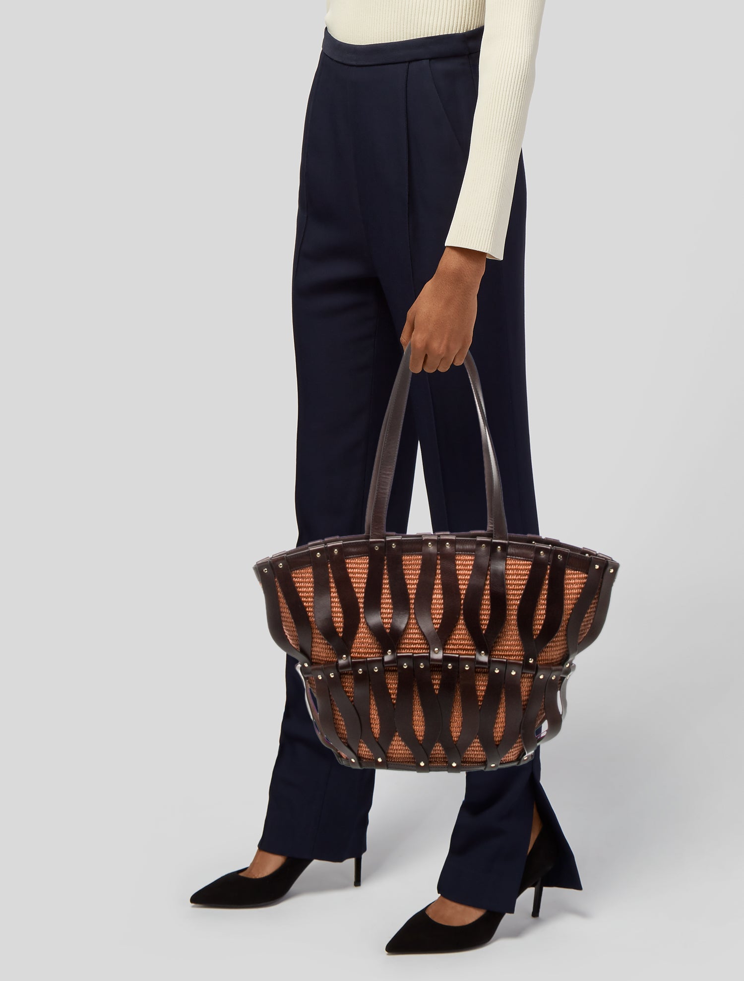 Ulla Johnson Raffia Shoulder Bag
