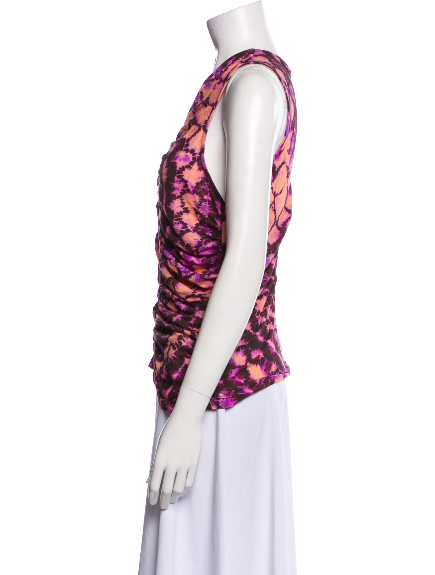 Ulla Johnson Floral Print Cowl Neck Blouse