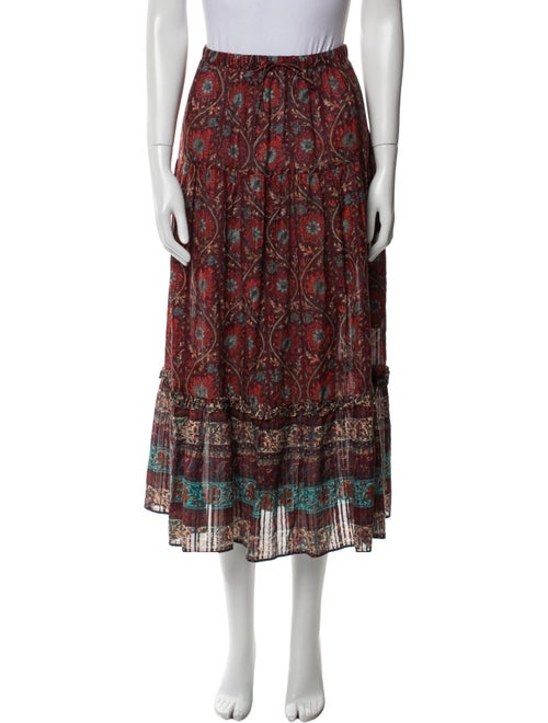 Ulla Johnson Printed Midi Length Skirt