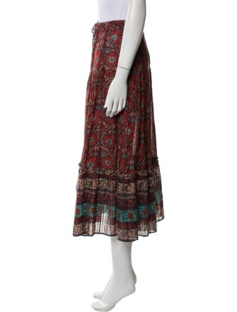 Ulla Johnson Printed Midi Length Skirt