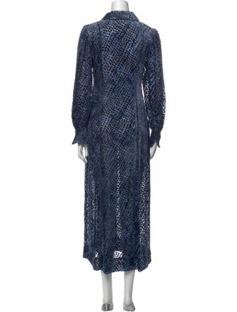 Ulla Johnson Tie-Dye Print Long Dress