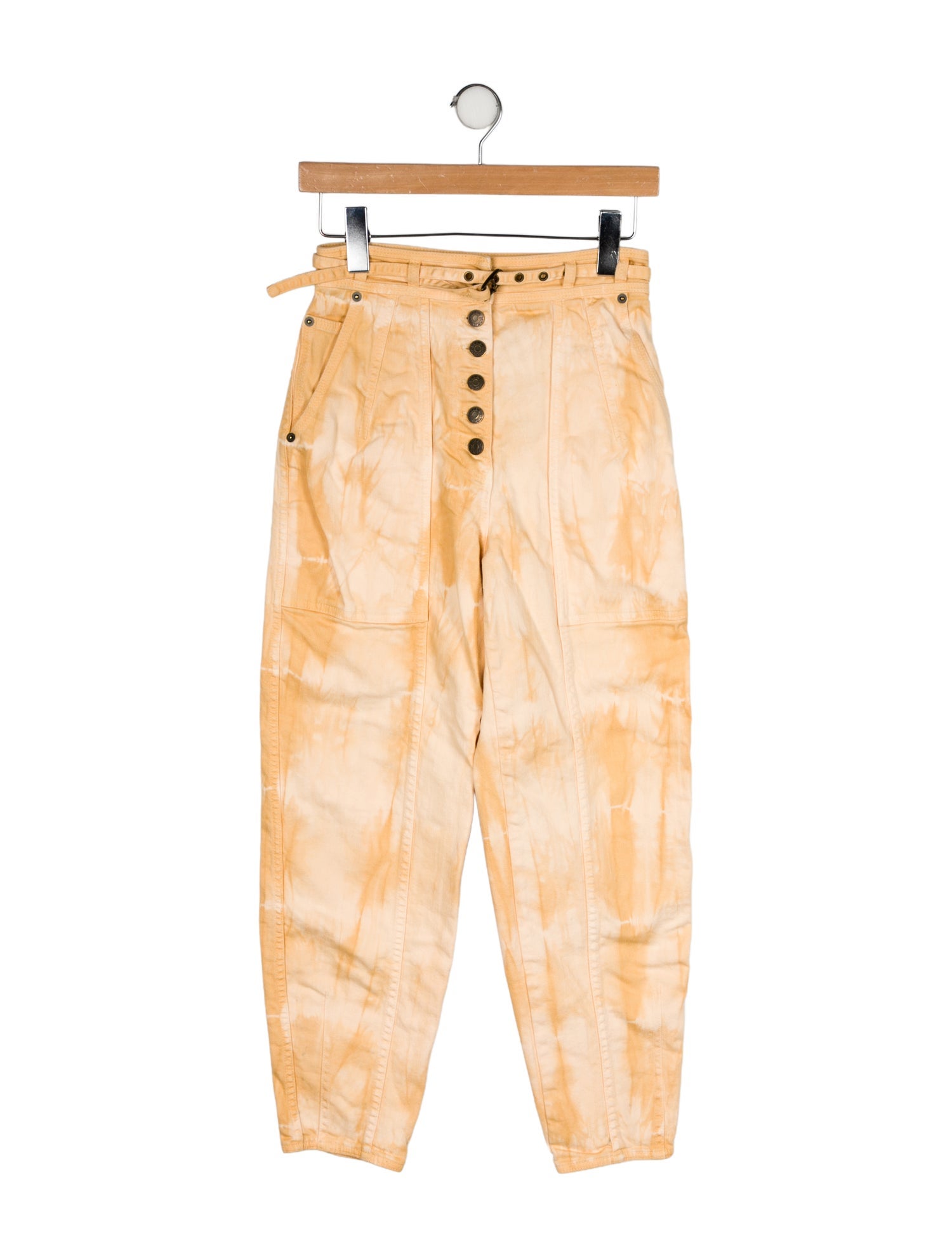 Ulla Johnson Tie-Dye Print Skinny Leg Pants