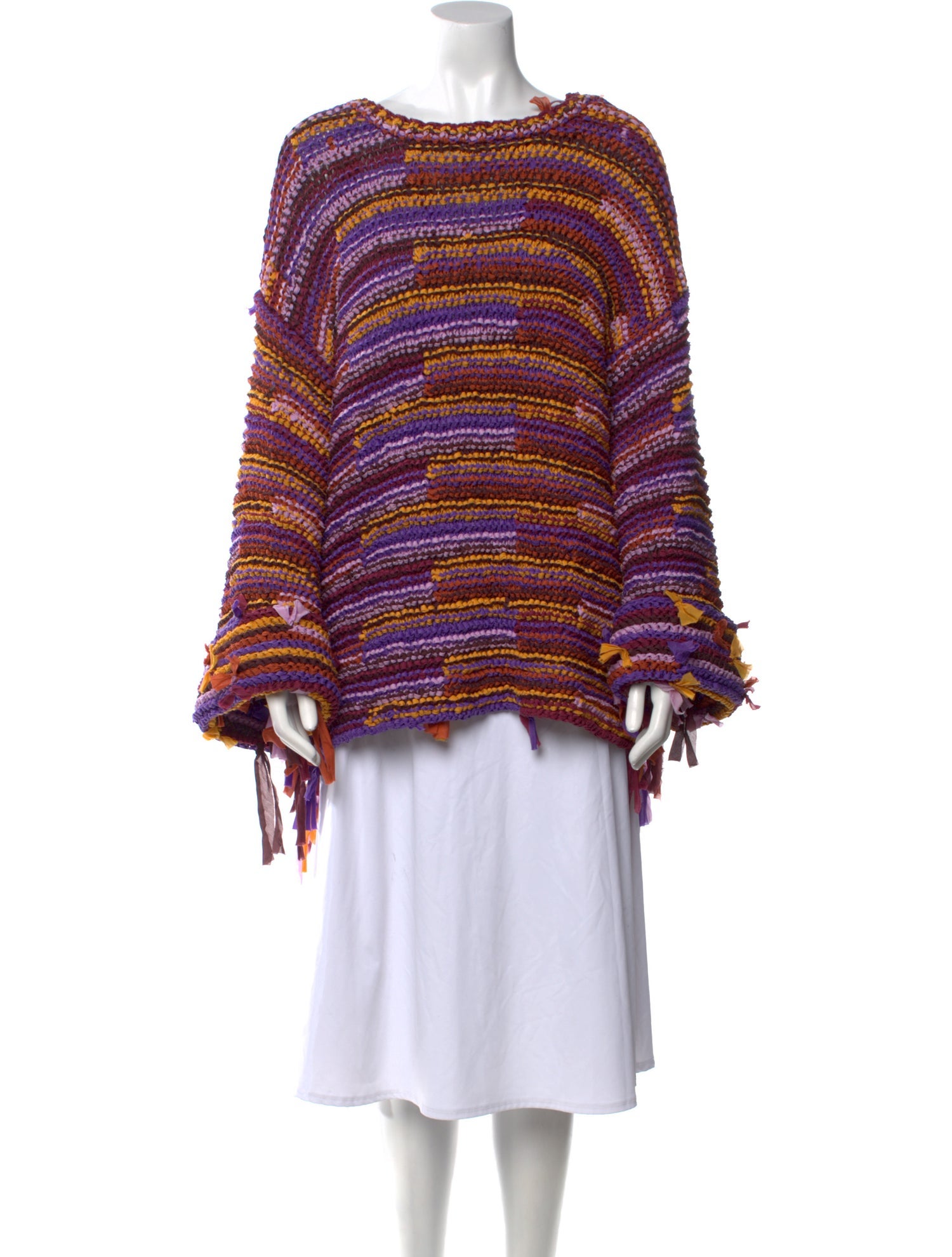 Ulla Johnson Striped Scoop Neck Sweater