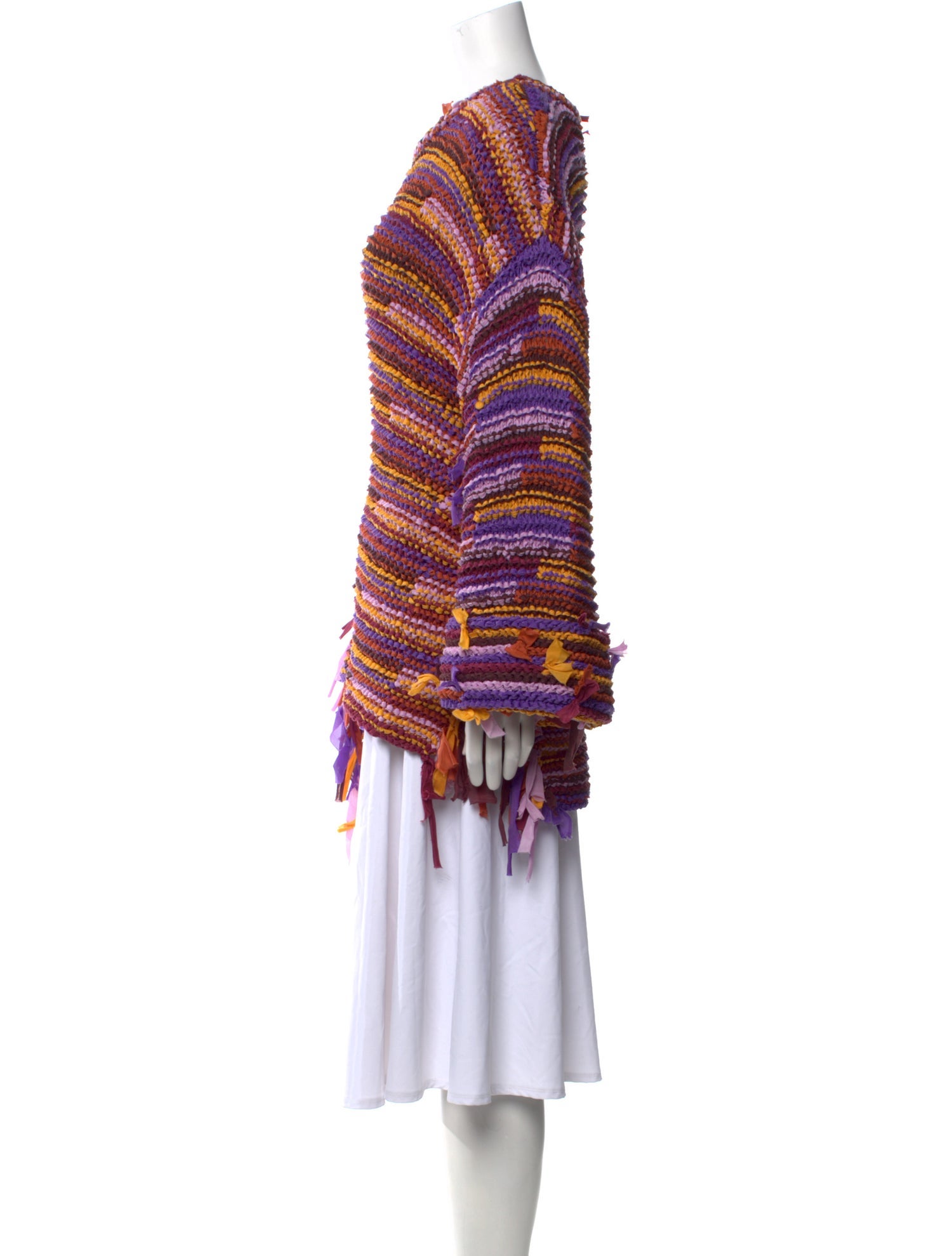 Ulla Johnson Striped Scoop Neck Sweater