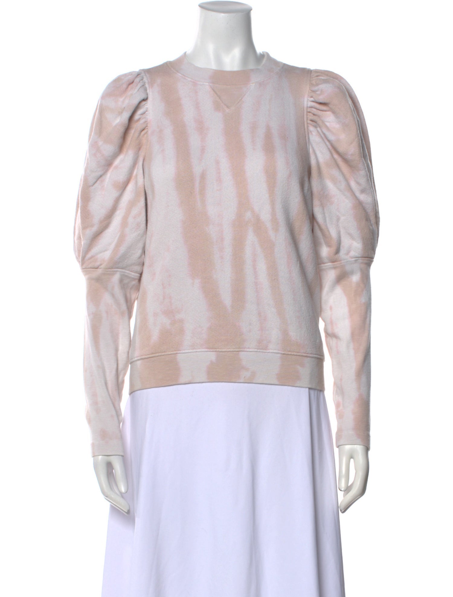 Ulla Johnson Tie-Dye Print Crew Neck Sweatshirt