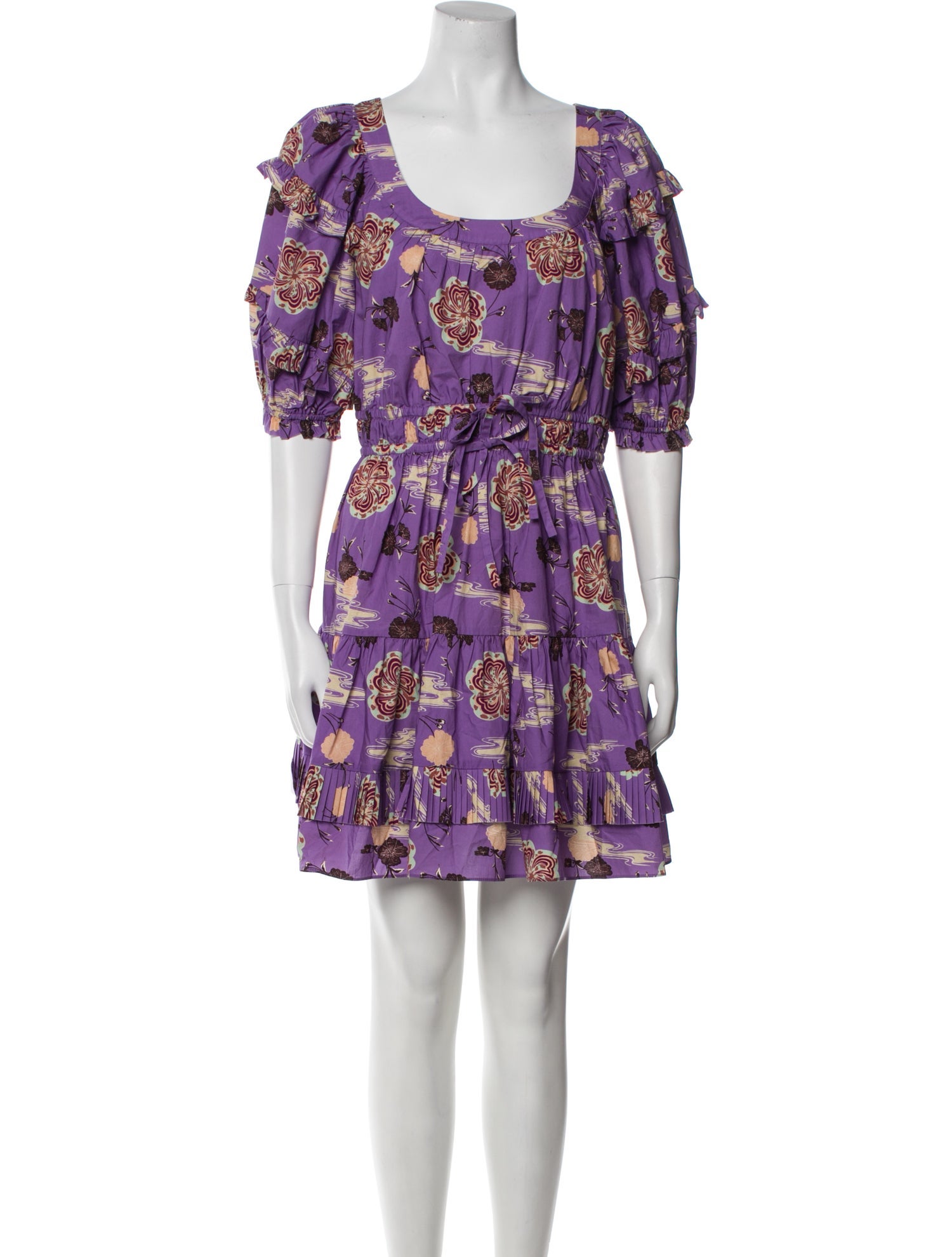 Ulla Johnson Floral Print Mini Dress