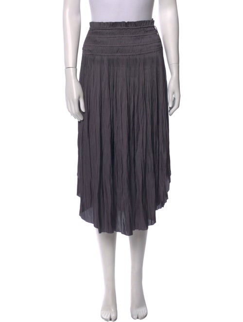 Ulla Johnson Pleated Accents Midi Length Skirt
