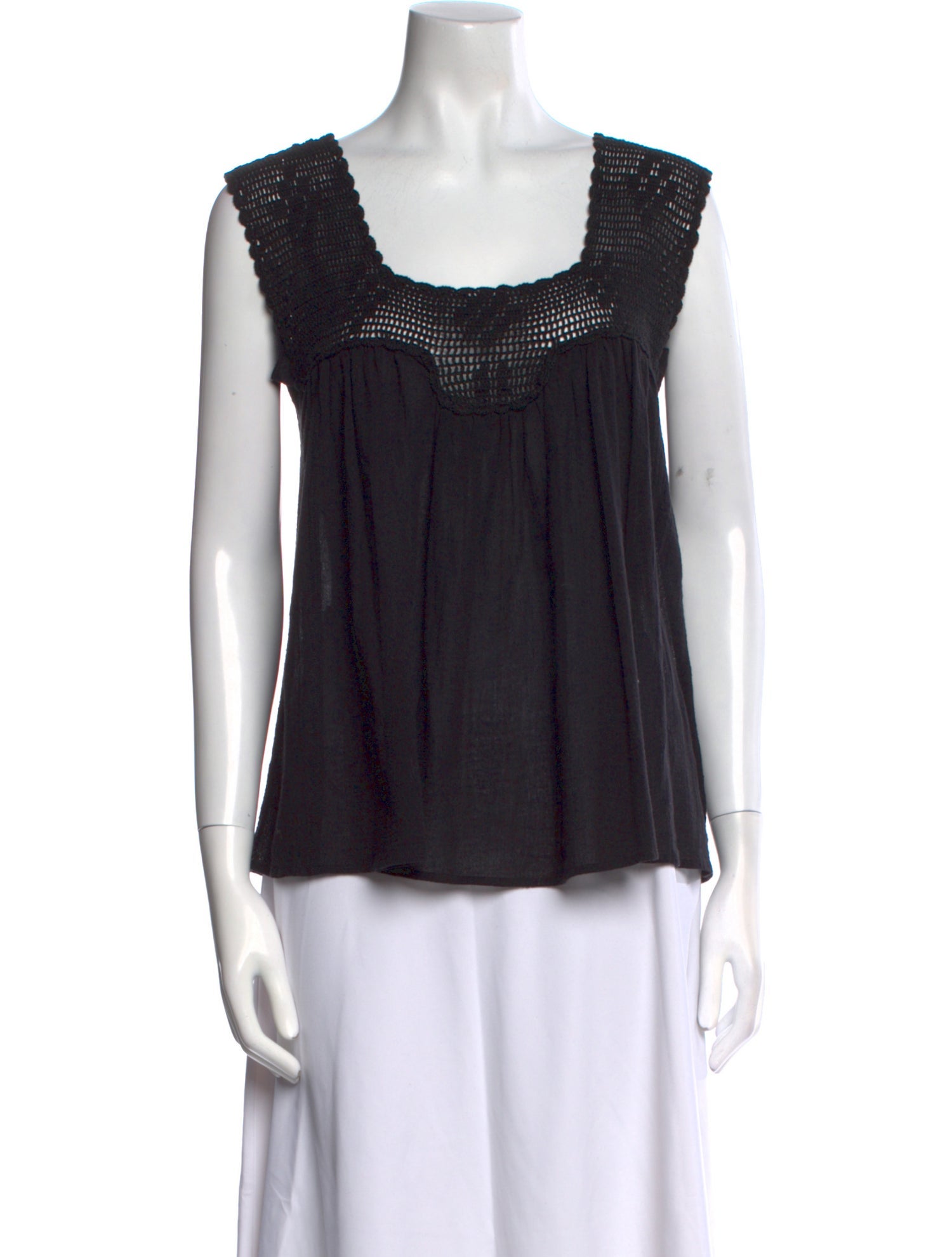 Ulla Johnson Square Neckline Short Sleeve Blouse