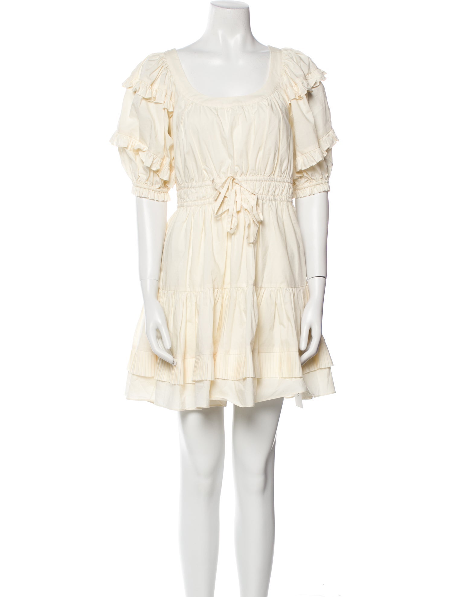 Ulla Johnson Square Neckline Mini Dress