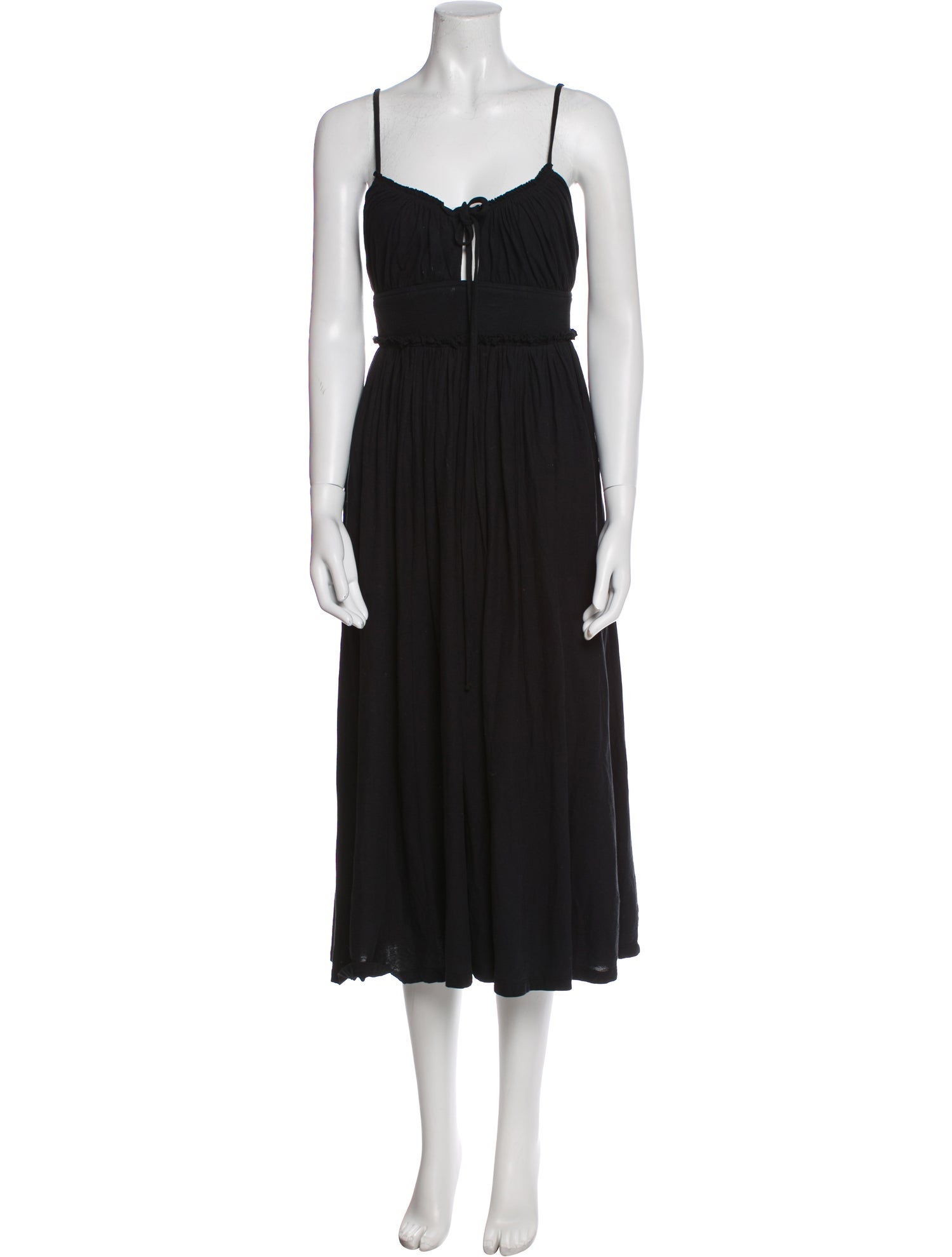 Ulla Johnson Square Neckline Midi Length Dress
