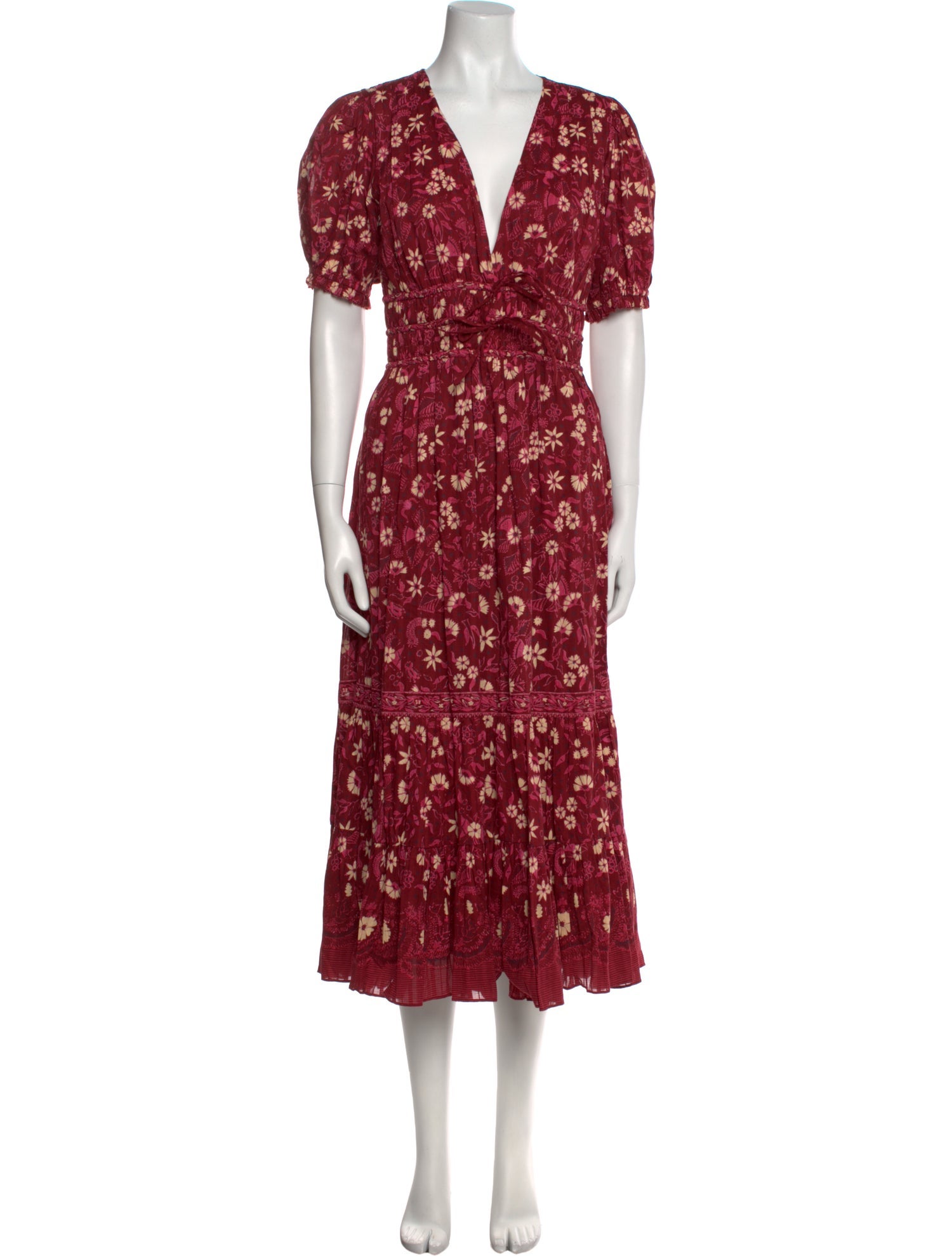 Ulla Johnson Floral Print Long Dress