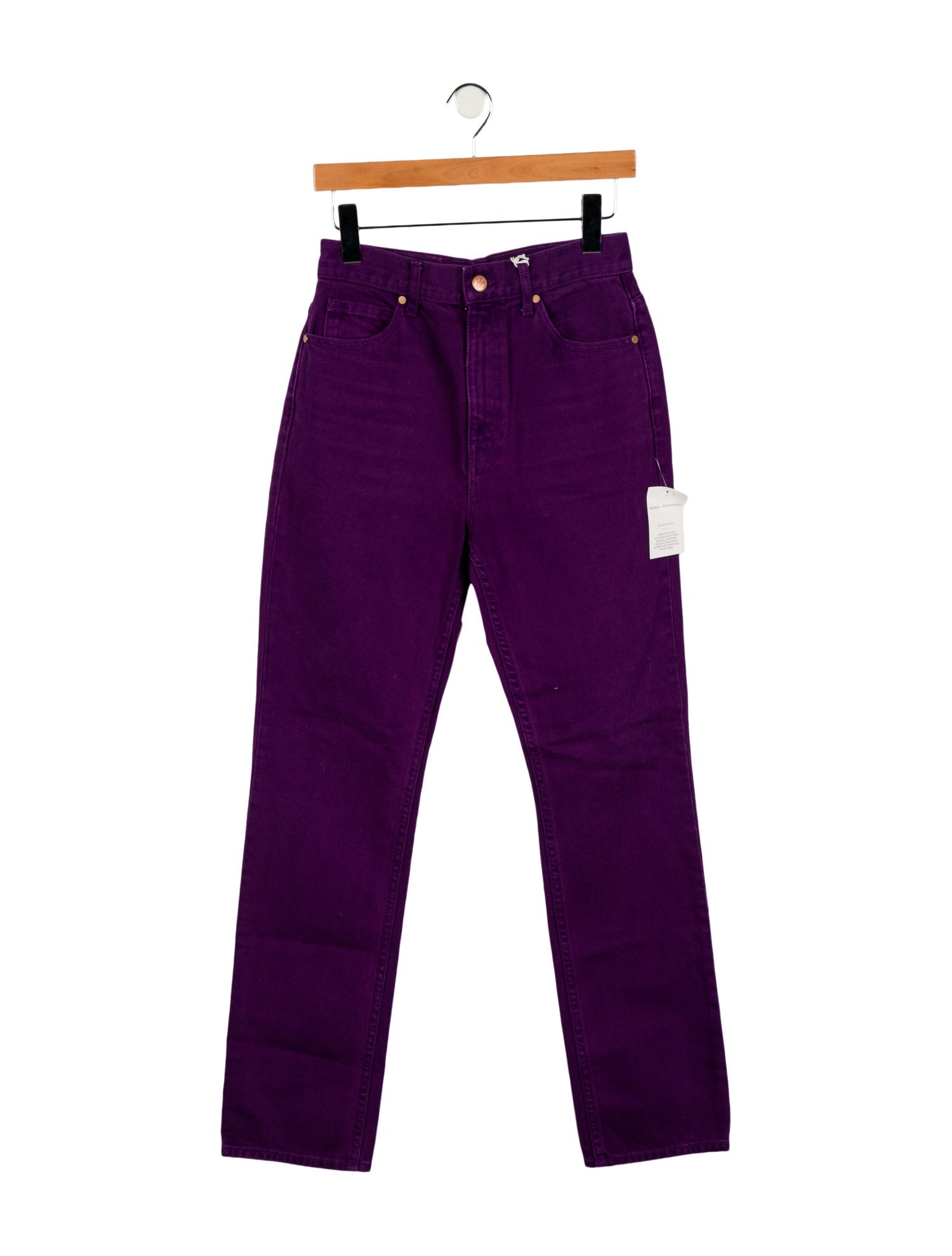 Ulla Johnson High-Rise Straight Leg Jeans