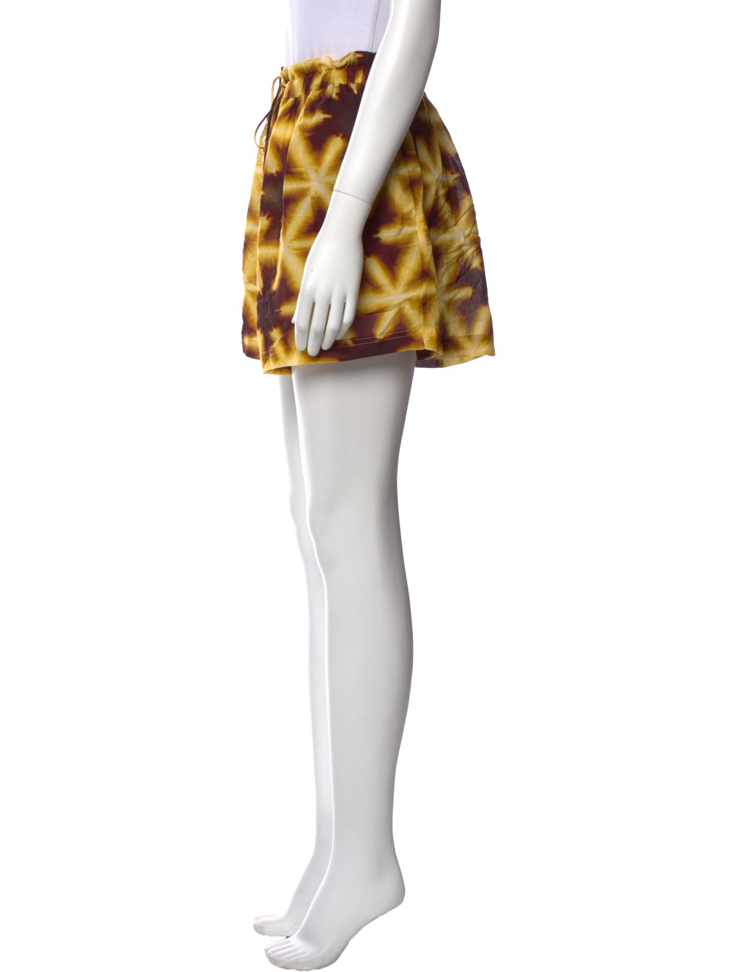 Ulla Johnson Tie-Dye Print Mini Shorts