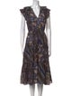 Ulla Johnson Printed Midi Length Dress