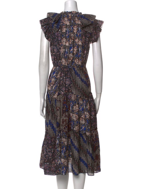 Ulla Johnson Printed Midi Length Dress