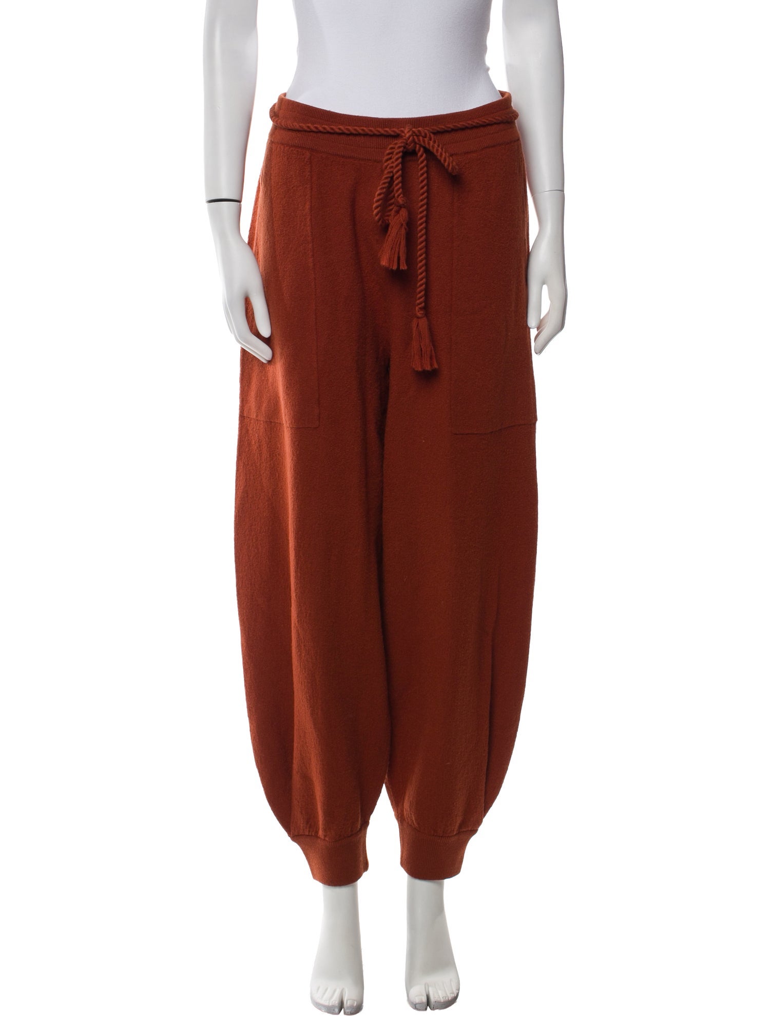 Ulla Johnson Merino Wool Tassel Accents Sweatpants