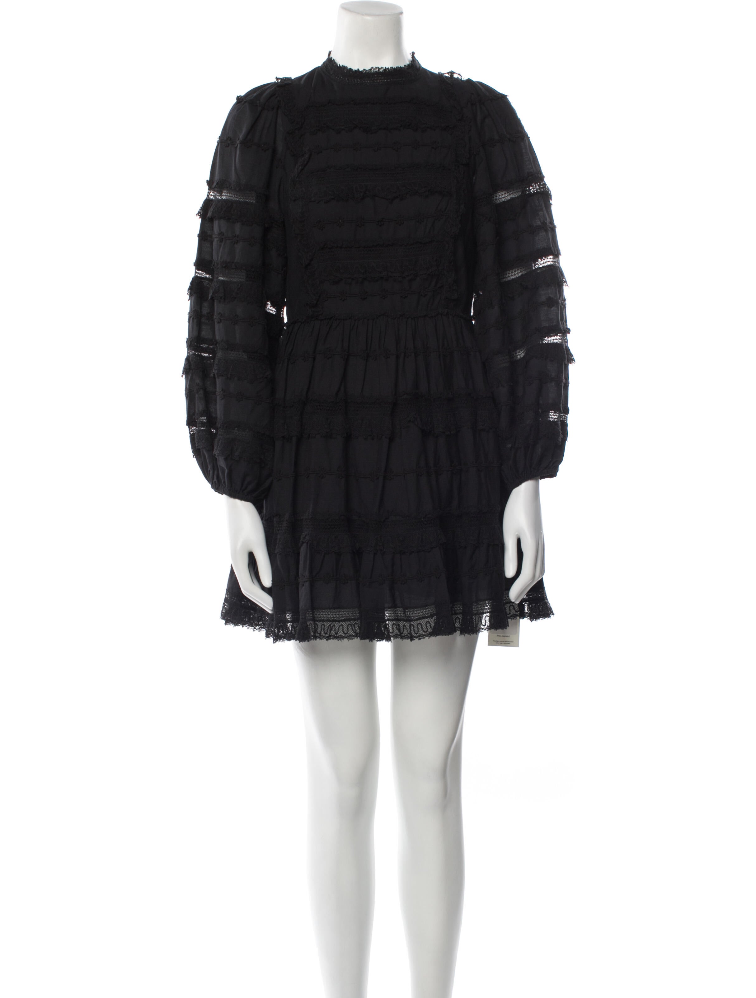 Ulla Johnson Mock Neck Mini Dress