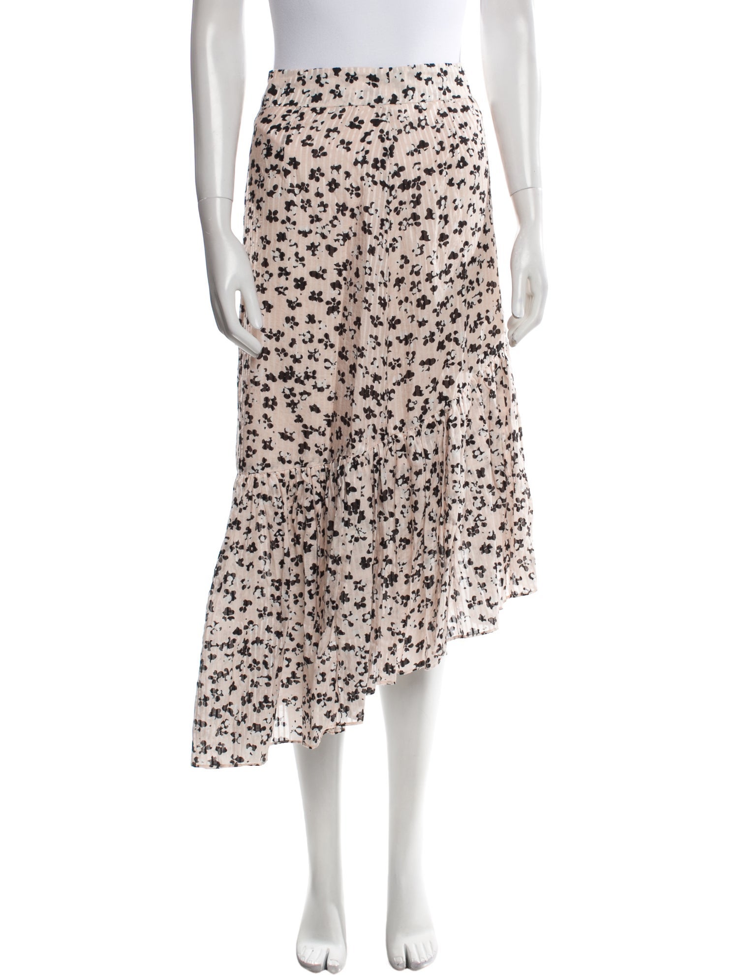 Ulla Johnson Floral Print Midi Length Skirt