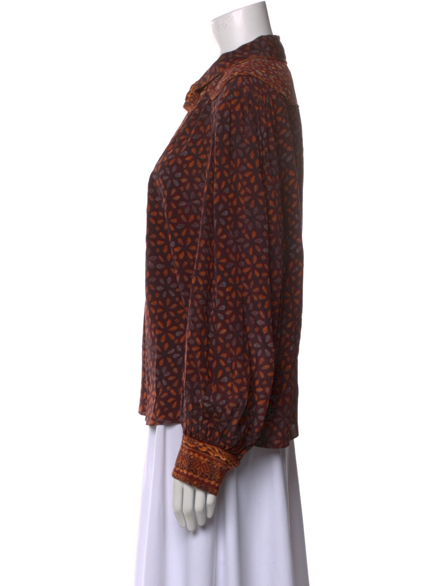 Ulla Johnson Silk Printed Blouse