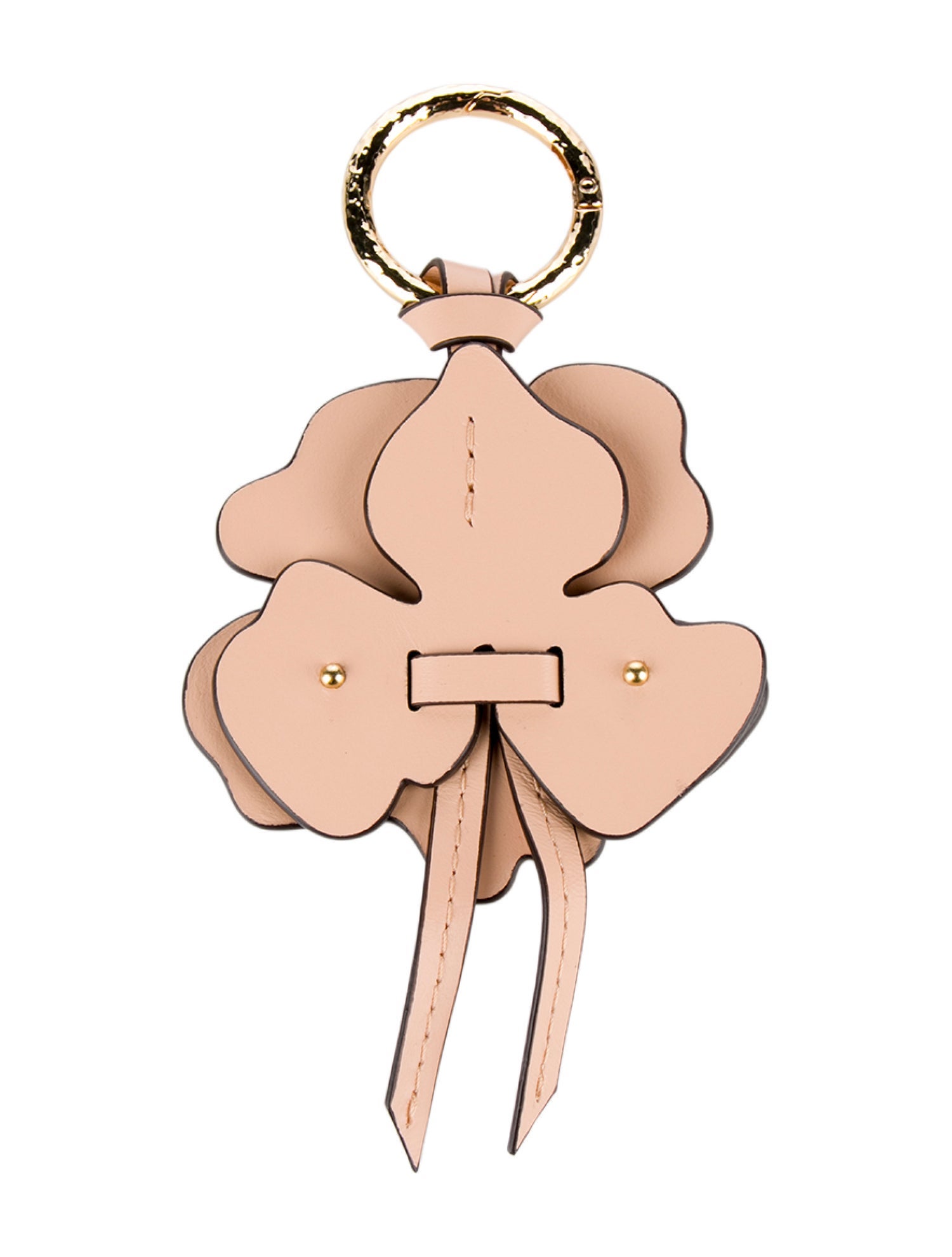 Ulla Johnson Rosette Leather Keychain w/Tags