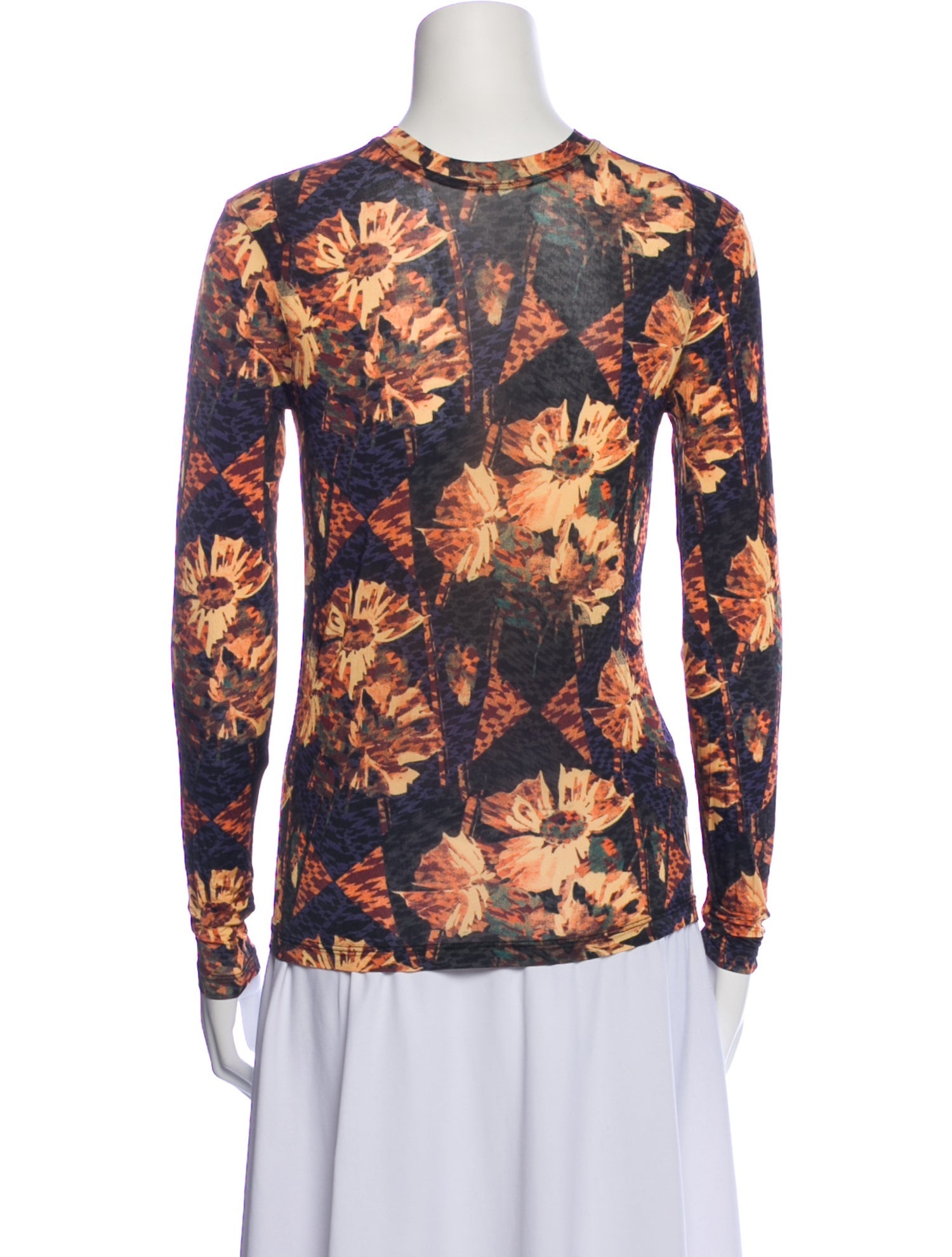 Ulla Johnson Floral Print Mock Neck Blouse